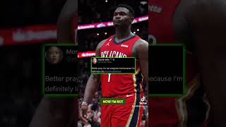 Zion Williamson gets EXPOSED by Moriah Mills 😳
