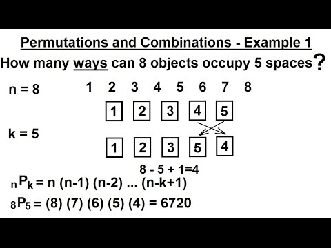 Probability & Statistics (36 Of 62) Permutations And Combinations ...