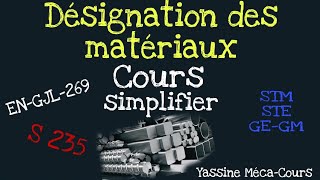 Désignation des matériaux : Introduction au Cours - l'essentiel du cours 1/2 .