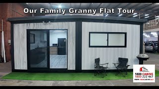 1800Cabins Family Granny Flat Tour