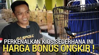 KIOS SEDERHANA ! BURUNG GACOR SAMPAI DI PRESTASI HARGA BONUS ONGKIR MURAI BATU CUCAK IJO GACOR