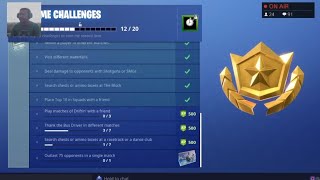 Day 4 Overtime Challenges Videos 9tube Tv - fortnite new overtime challenges grinding for the free battle pass season 8