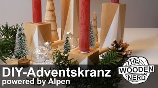 Woodworking - DIY-Adventskranz