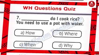 Wh question quiz | wh questions test | wh question quiz with answers || Neha Mam ||