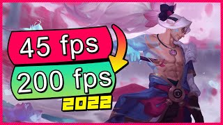 How to BOOST FPS in League of Legends! (Complete Optimization Guide) [2022]