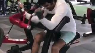 Ravi Teja annaya gym workout on Ravi Teja fans #part 2 #ravitejafans