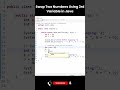 Swap Two Numbers Using 3rd Variable in Java | Eclipse Tutorial for Beginners