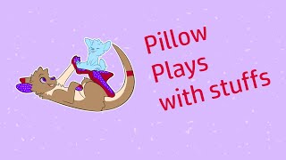 [ASMR] Pillow Plays with Random Objects! (Tapping, Paper Fluttering, Zippers)