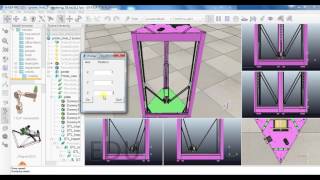 printer simulation with v-rep EDU - python3