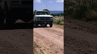 Gettin rowdy on the ranch in the ol 12 valve.  #12valvecummins #cummins