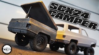 Custom Axial SCX24 Camper!! | 3D Printed RC Trailer