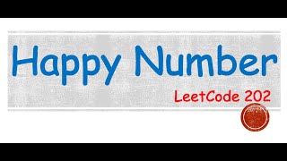 Happy Number | LeetCode 202 | Java Solution