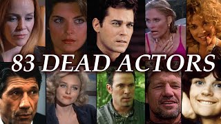 83 Dead Actors in the Last 13 Months. Did you know that they are no more