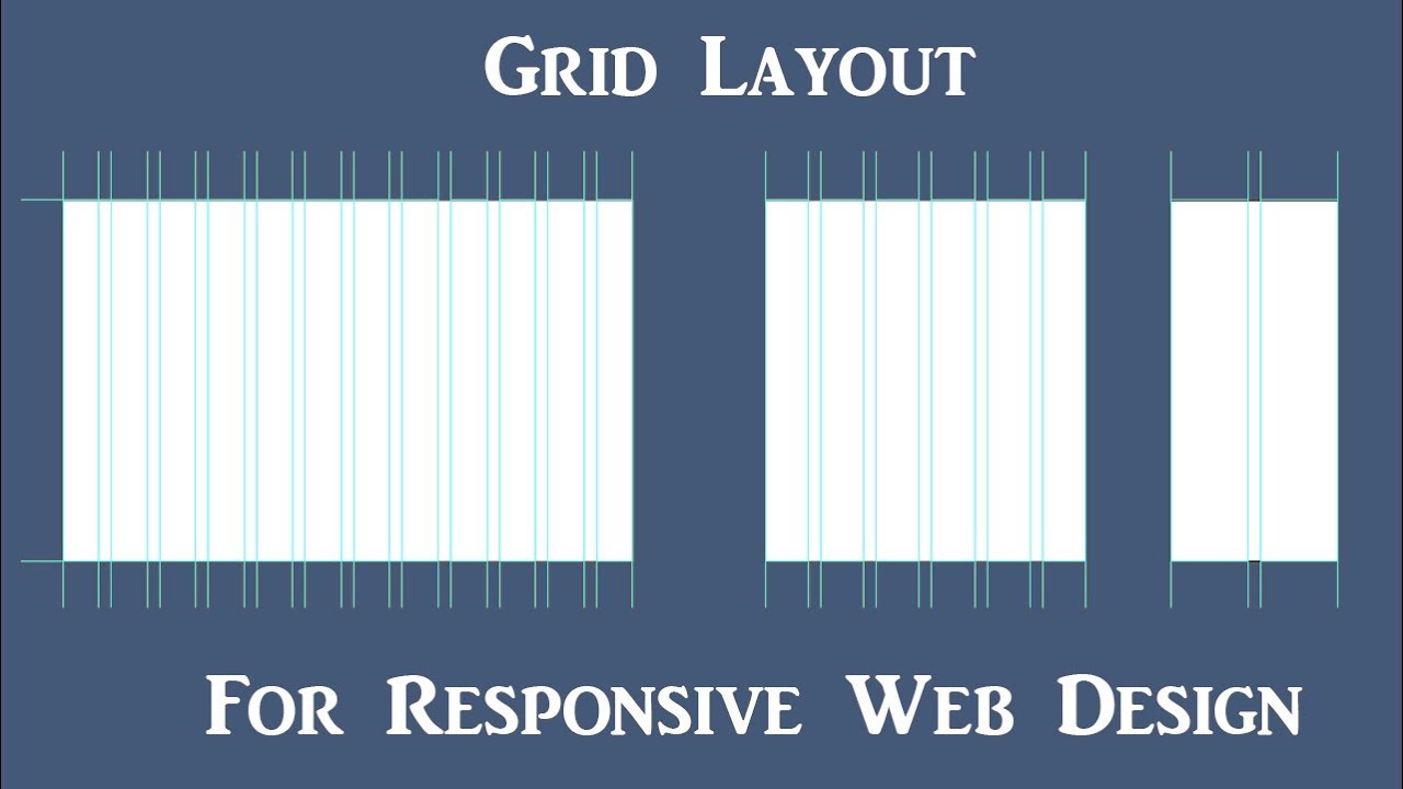 Grid Layout For Responsive Web Design Illustrator Youtube