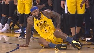 DeMarcus Cousins Quad Injury - Game 2 | Clippers vs Warriors | 2019 NBA Playoffs