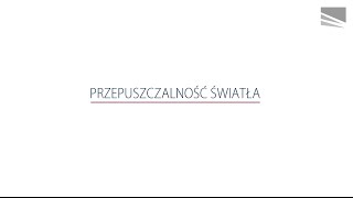 Szyby PRESS GLASS – przepuszczalność światła