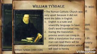 WILLIAM TYNDALE (1494-1536)