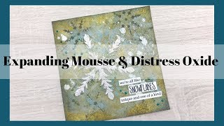 Easy Art journal with Nuvo Expanding mousse & Distress Oxide inks