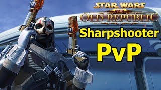 SWTOR: Sharpshooter Gunslinger PvP - Making Rookie Mistakes! (Level 70)