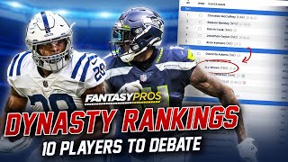 10 Dynasty Rankings Debates to Consider Before You Draft (2021 Fantasy Football)