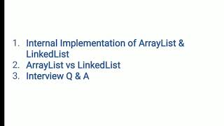 ArrayList, LinkedList Internal Implementation | ArrayList vs LinkedList | Java Interview Questions