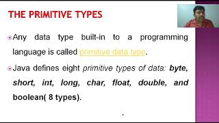 Data Types and Lexical Issues