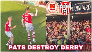 St Patricks Athletic 4-1 Derry City | Matchday Vlog | Richmond Park
