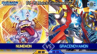 Numemon vs GraceNovamon - BT-15 Matchplay Commentary