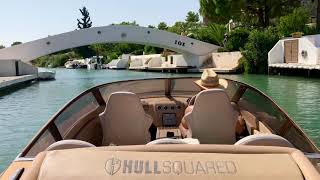 Porto Hydra Village (canal view) - to Gold Beach with Hullsquared boat