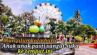 Alun-alun kota batu ajak anak anak di jamin betah ke tempat ini‼️