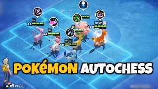 5 Eevee Combo Pokemon Autochess Gameplay | Chinese version - Pokémon Unite