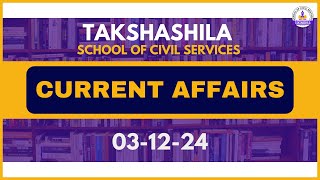 Current Affairs | 03-12-24 | UPSC Preparation