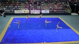 2015年香港普及體操節~Russian Rhythmic Gymnastics National Team~5 Ball