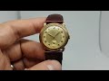 1943 avia men s vintage watch in a 9k gold case