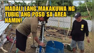 MADALI LANG MAKAKUWA NG TUBIG ANG POSO SA AREA NAMIN!