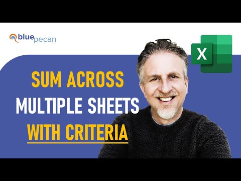 SUM Across Multiple Sheets with Criteria  How to SUMIF Multiple Sheets in Excel  3D SUMIF