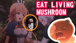 Pecorine Eat Scarry Mushroom Alive