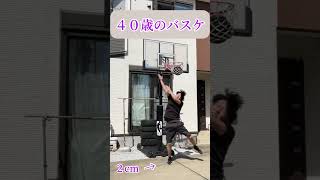 ４０歳のバックダンク！！草バスケ（笑）