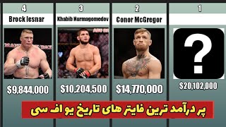 پر درآمد ترین فایتر های تاریخ یو اف سی | 20 Highest Paid UFC Fighters