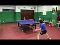 kids in beijing play competitive table tennis