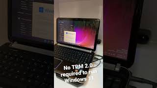 Windows 11 developer preview on 10 year old laptop | No TPM 2.0