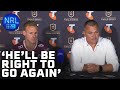 Anthony Seibold clarifies Tom Trbojevic injury: NRL Presser | NRL on Nine