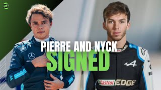 Nyck De Vries and Pierre Gasly SIGNED! - F1 Silly Season