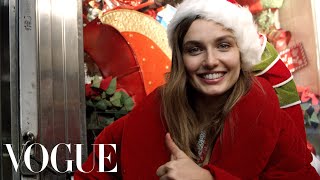 Model Andreea Diaconu Plays Santa on the Streets of New York | Vogue