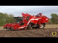 grimme ventor 4150 selbstfahrender kartoffelroder kartoffelernte new holland lkw