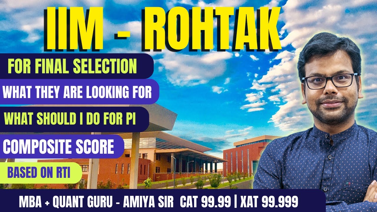 IIM Rohtak - Final Convert Details RTI - What They Want | Extempore No ...