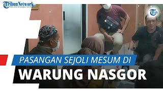 Pasangan Sejoli Mesum yang Digerebek Tak Berbusana di Warung Nasi Goreng Langsung Dinikahkan Paksa