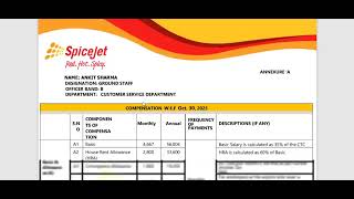 SpiceJet original joining letter #spicejet #spicejetairlines #joining_letter #airport #india #jobs