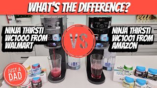 Walmart Ninja Thirsti Drink System WC1000 vs Amazon WC1001 COMPARISON