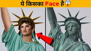 Statue Of Liberty का Face किसका है😱 #shorts